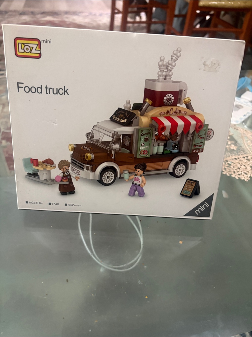 LOZ Mini Blocks Sets Food Street View Building Blocks Micro Bricks with Manual